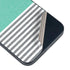 Teal and Grey Stripes iPhone Skins